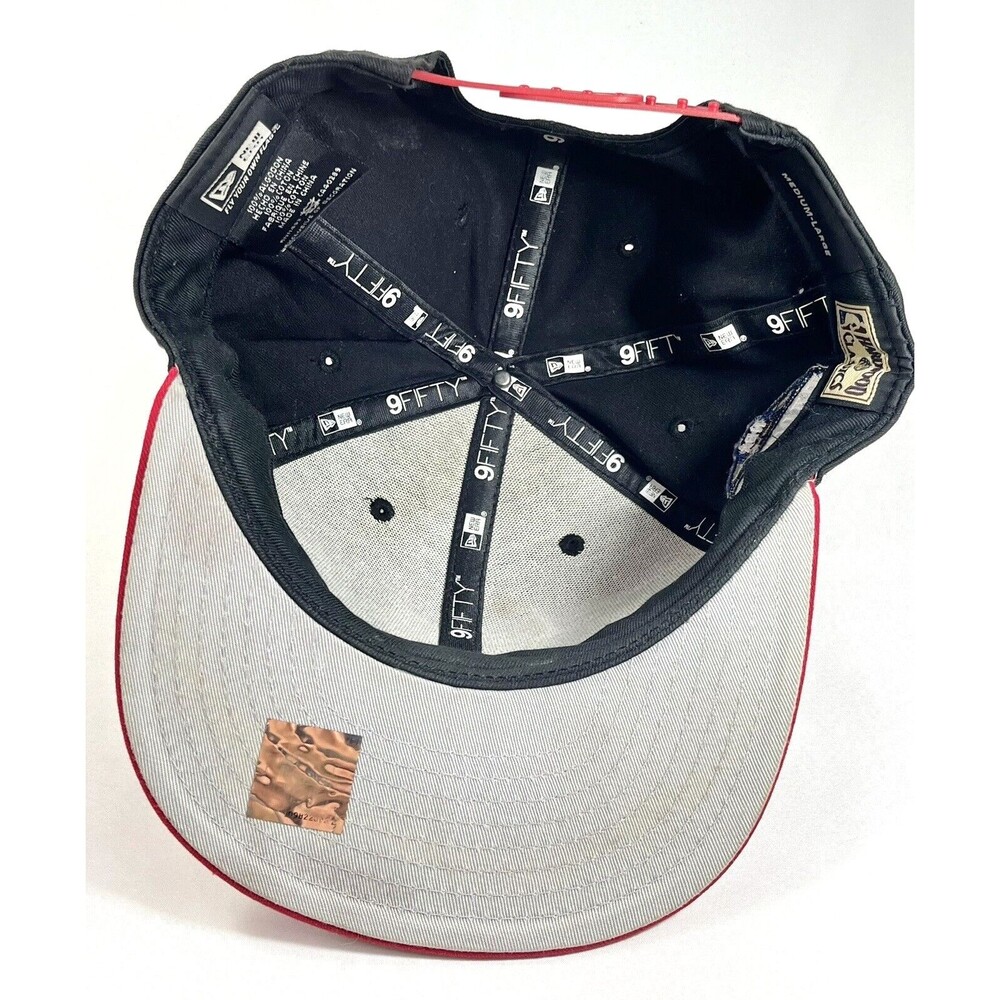 New Era 9FIFTY Hardwood Classics NBA Chicago Bulls Snapback Hat Black - Picture 7 of 13